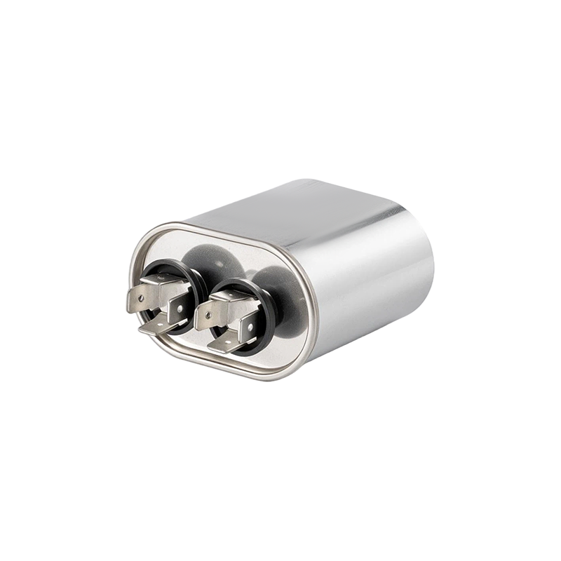 Конденсаторы кондиционера CBB66A (овальный алюминиевый корпус)